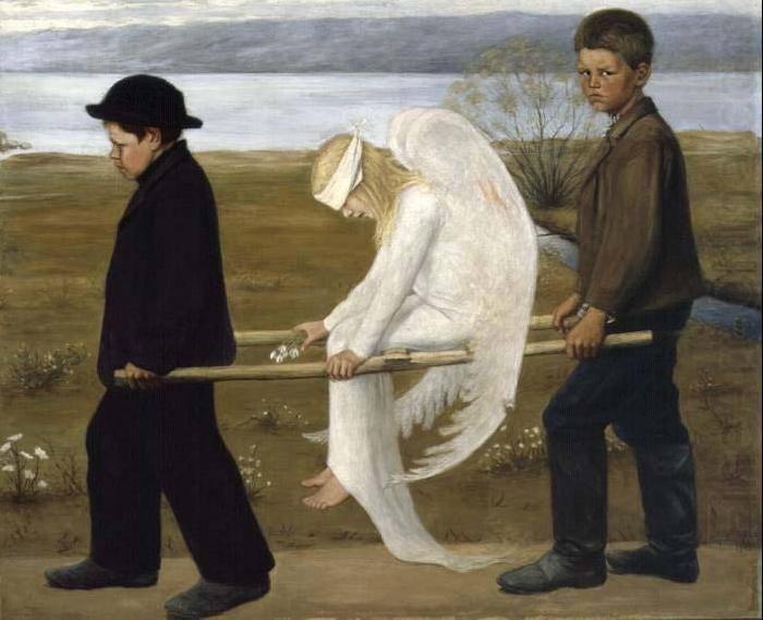 Hugo Simberg The Wounded Angel from 1903, china oil painting image